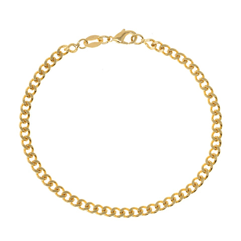 
Gold-filled chain bracelet with lobster clasp, measuring 18.5 cm in length.

