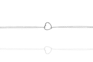
Sterling silver bracelet with bezel cut cubic zirconia stones.

