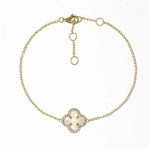 Gold Mother of Pearl Bracelet