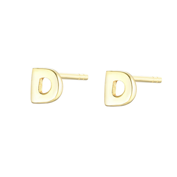 
Rose gold on silver heart stud earrings.


