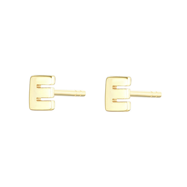 
Rose gold on silver heart stud earrings.

