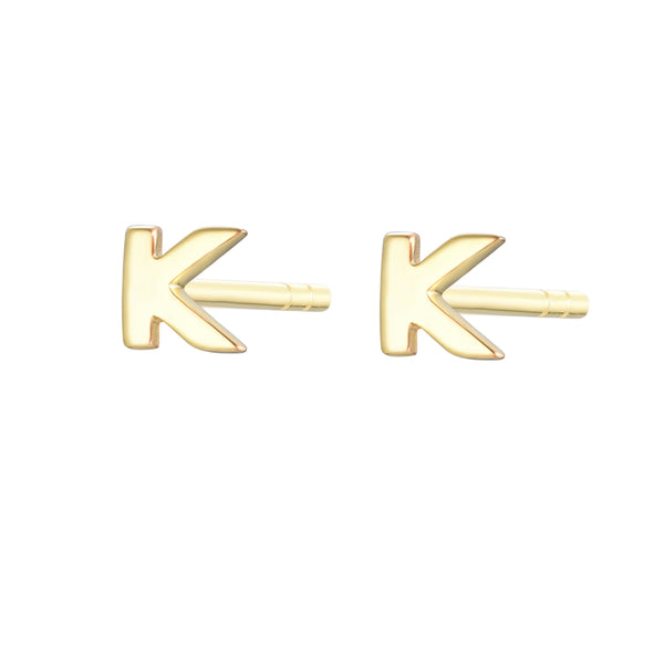 
Rose gold on silver heart stud earrings.

