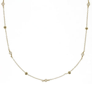 Mother of Pearl and Gold Necklace